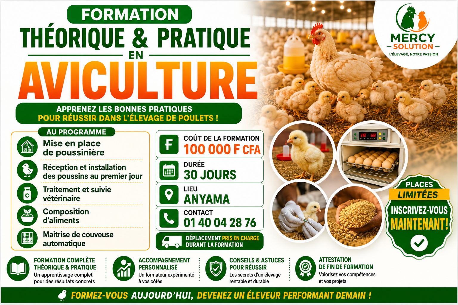 FORMATION EN AVICULTURE